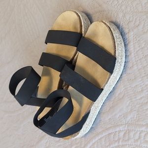 Black Espadrille Sandals